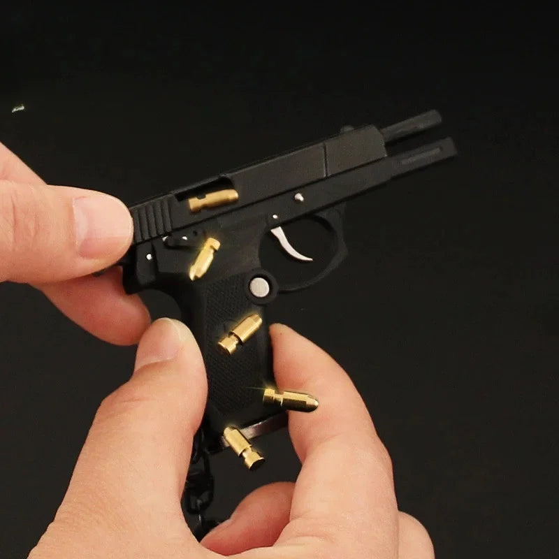 Chaveiro 1:3 Pistola G17 9mm Miniatura Colecionável