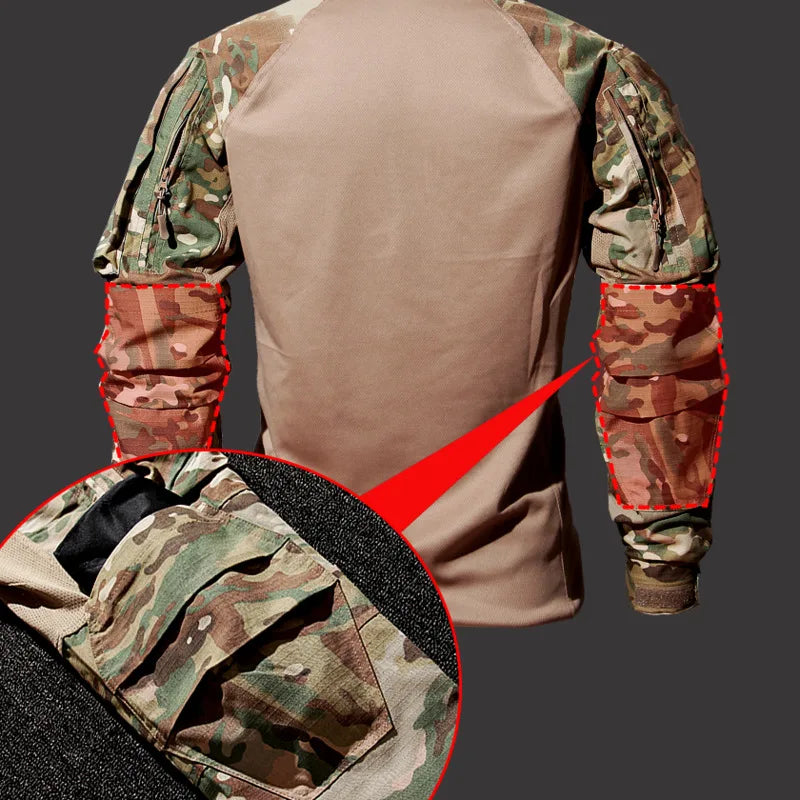 Conjunto Tático Camuflado Operacional Combat Shirt + Calça